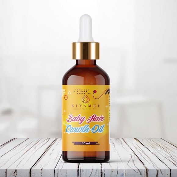 Kiyamel Natural Hair Growth Serum for Infants 0-12 Years - Scalp Eczema & Cradle Cap Relief, Safe & Gentle for Babies