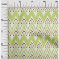 thumbnail image 1 of oneOone Silk Tabby Fabric Chevron Ikat Print Fabric BTY 42 Inch Wide, 1 of 1