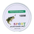 thumbnail image 3 of Langgg Fil de Pêche à la Carpe Basse 100m Résistant à l'Usure Câble de Pêche en Nylon Fil de Canne à Pêche Monofilament, 3 of 9