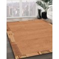 thumbnail image 2 of Ahgly Company Tapis d'Intérieur Ronds Abstraits Orange Tapis de Zone Abstraits, 6 Pieds Rond, 2 of 6