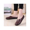 thumbnail image 5 of MAWCLOS Women Flats Comfort Clogs Slip On Lightweight Mules Closed Toe Driving Slides Brown 5, 5 of 5