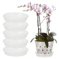 thumbnail image 1 of Clear Orchid Pots For Repotting,Indoor Planter With Drainage Holes And Saucer For Repotting Orchids, 1 of 8