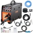 thumbnail image 1 of VEVOR MIG Welder, 3 in 1 Welder Welding Machine, 270 Amp MIG TIG Arc Welder 110V 220V TIG Welder Lift ARC Welder Digital Display Combo Welding Machine MMA Stick IGBT DC Inverter Welder, 1 of 9