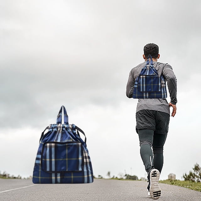 Dvkptbk Drawstring Backpack Common Drawstring Bag Folding Storage Bag Sports Fitness Bag Drawstring Pocket Travel Backpack