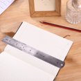 thumbnail image 2 of Stainless Steel Ruler with Inch/CM Marks - Shatterproof Measuring Tool for Office & School, 2 of 6