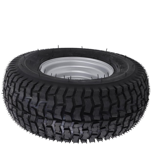 Wheel Tire with Rim, 13x5.00-6 Wheel Tire Rubber Enhanced Traction Vacuum Tubeless for Mini Bike for Cart