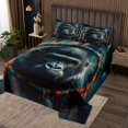 thumbnail image 2 of Ensemble de Courtepointe Chimpanzé Attrape-Rêves, Ensemble de Couvre-Lit Boho Plume Simple, Animaux de la Forêt Décor Bohème Exotique, 2 of 5