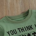 thumbnail image 3 of Baby Boys 2PCS Pants Sets Long Sleeve Round Neck Sweatshirt Tops Solid Color Pants Sets, 3 of 7