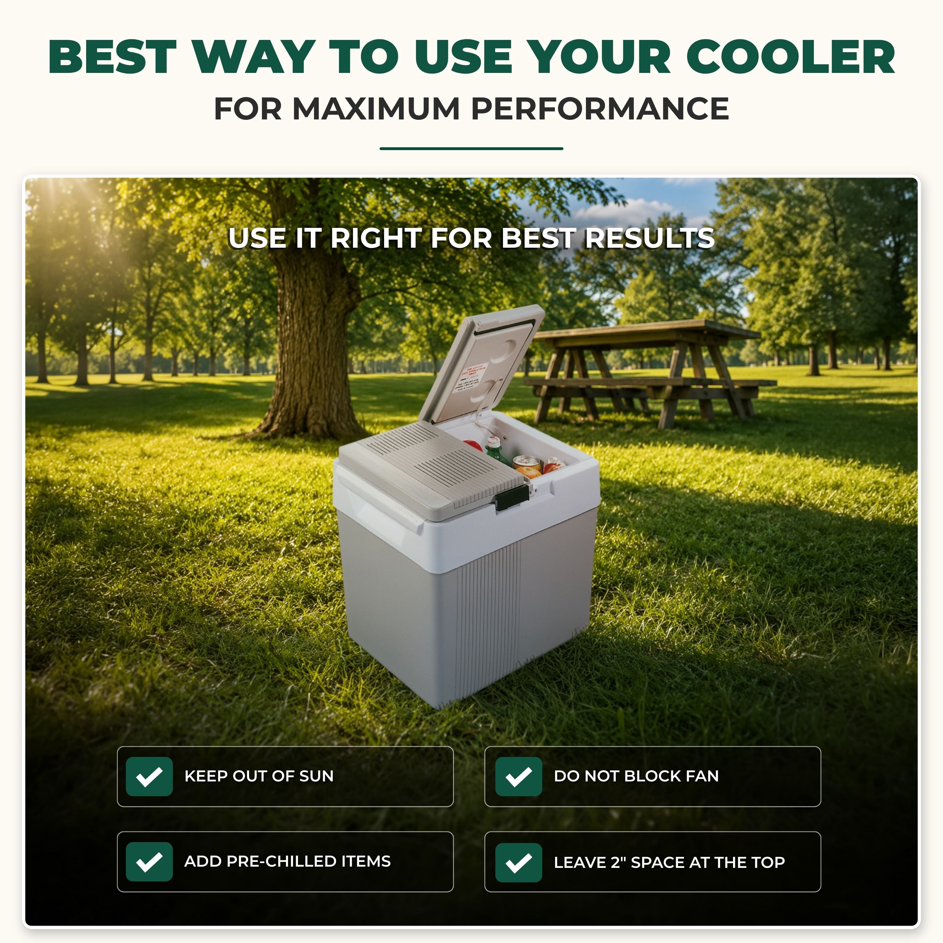 Koolatron Glacière/réchauffeur électrique 12 V, réfrigérateur thermoélectrique de voiture 31 L (33 pintes), double ouverture, mini réfrigérateur portable, gris