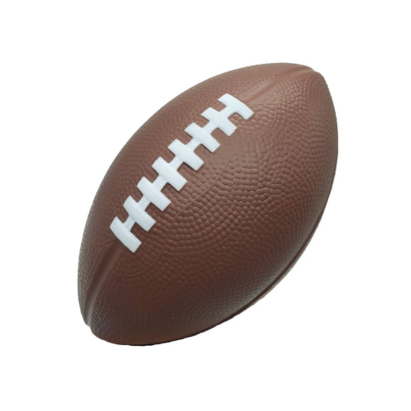 LMC Products Ballon de Football en Mousse - Petit Ballon de Football 7 Pouces à Prise Facile pour Enfants - Ballon de Football pour Enfants Taille Jeunesse - Ballons de Football pour Tout-Petits en Mousse Souple de Qualité (Brun)
