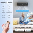 thumbnail image 4 of Costway 12000BTU Wifi Enabled Mini Split AC 22 SEER2115V Inverter Air Conditioner Gray, 4 of 10