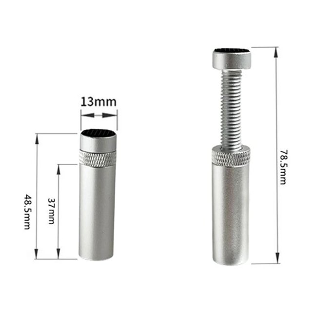 Adjustable Computer Case Graphics Card Holder Aluminum Magnetic 3070 Video Card RTX4090 GPU Support 27-120mm Scalable Bracket Silver M