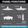 thumbnail image 2 of Hex Bulb Ultra Bright 6 Panel Bulb LED Light Bulbs 3000 Lumens, 2 of 6