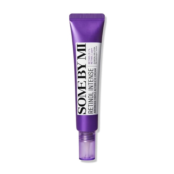 Retinol Enhanced Advanced Triple Action Eye Cream - 1.01 oz, 30 ml - Fine Lines and Dark Circles Care Glass Skin - Mild 0.1% Retinol Eye Cream Signs of Aging - Korea Skin Care