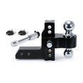 thumbnail image 2 of Adjustable Trailer Hitch 2" Receiver 6" Drop/Rise Drop Hitch 12500 LBS GTW Ball Mount 2" 2-5/16" Dual Towing Ball Double Locks ,Weatherproof Double Locking Hitch Pin, 2 of 6