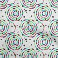 thumbnail image 1 of oneOone Coton Cambric Turquoise Vert Tissu Abstrait Robe Tissu Tissu Imprimé par la Cour 56 Pouces de Large, 1 of 4
