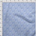 thumbnail image 4 of oneOone Silk Tabby Medium Blue Fabric Floral Craft Projects Decor Fabric Printed By The Yard 42 Inch Wide, 4 of 4