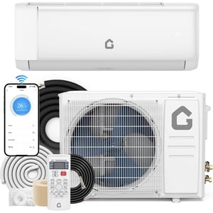 12000 BTU Mini Split Air Conditioner, 750 Sq Ft Ductless Inverter Heat Pump, SEER 22, 110V Wall Mount, WiFi Remote with iFeel and Sleep Mode, for Bedroom Living Room Office