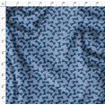 thumbnail image 4 of Soimoi Blue Satin Silk Fabric Bow & Stripe Print Sewing Fabric Yard 42 Inch Wide, 4 of 5