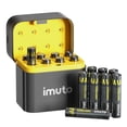 thumbnail image 1 of imuto Rechargeable AAA Batteries Lithium 16 Pack with Fast Charger,1300mWh 1.5V Constant Output Triple a Lithium Batteries 1600 Cycles Long Lasting, 1 of 8
