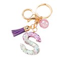 thumbnail image 3 of LYMAYTER Cute Pink Tassel Mug Accessory Initial Letter Charm Keychain - with Tassel, Heart - shaped Sequins, 3 of 7