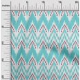 thumbnail image 1 of oneOone Cotton Flex Fabric Chevron Ikat Print Fabric By The Yard 40 Inch Wide, 1 of 4