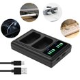 thumbnail image 4 of Chargeur de Batterie pour Appareil Photo Double Interface Chargeur de Batterie Double Affichage Chargeur de Batterie Double Dock Chargeur de Batterie pour Appareil Photo Double Port Micro/TypeC, 4 of 8