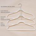 thumbnail image 3 of 3 Sprouts Adult Velvet Hanger/Cream (Set of 30), 3 of 13
