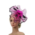 thumbnail image 1 of Women Hat Headwear Church Feather Clip Fascinators Hat Wedding Party Cap For, 1 of 3