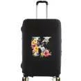 thumbnail image 1 of Housse de Valise Housses de Protection Valise de Voyage Anti-Rayures Housse Anti-Poussière Réutilisable Housse Lavable Motif Imprimé Papillon 8butterfly letter K TG, 1 of 6