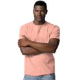 thumbnail image 1 of Hanes TAGLESS Men`s T-Shirt - Best-Seller, S, Candy Orange, 1 of 3