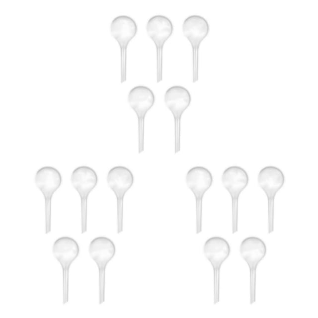 VONKY 5pcs/set Automatic Irrigation Device Plant Helper For Busy Individuals Plant Self Watering Globes PVC Easy To S transparent round 3Set