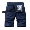 thumbnail image 1 of LSLJS Men's Plus Size Cargo Shorts Multi-Pockets Relaxed Summer Beach Shorts Pants, Gym Shorts Gifts for Men, 1 of 3