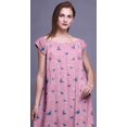 thumbnail image 4 of Bimba Robe de Nuit Imprimée pour Femmes en Rayonne Longue Maxi Robe de Sommeil Robe de Nuit, 4 of 4