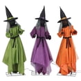 thumbnail image 4 of Halloween S/3 Motion Activated Animated Talking Witches, 68‑Inch Tall Scary Swinging Figurine, 4 of 7