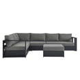 thumbnail image 4 of Modway Tahoe Ensemble de Canapé Sectionnel 5 Pcs en Gris Charbon, 4 of 11