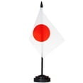 thumbnail image 1 of ANLEY Japan Deluxe Desk Flag Set - 6 x 4 Inch Miniature Japanese Desktop Flag with 12" Solid Pole, 1 of 7