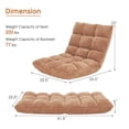 thumbnail image 3 of Patiojoy Chaise de Sol Réglable à 14 Positions, Fauteuil de Jeu Rembourré Inclinable, 3 of 9