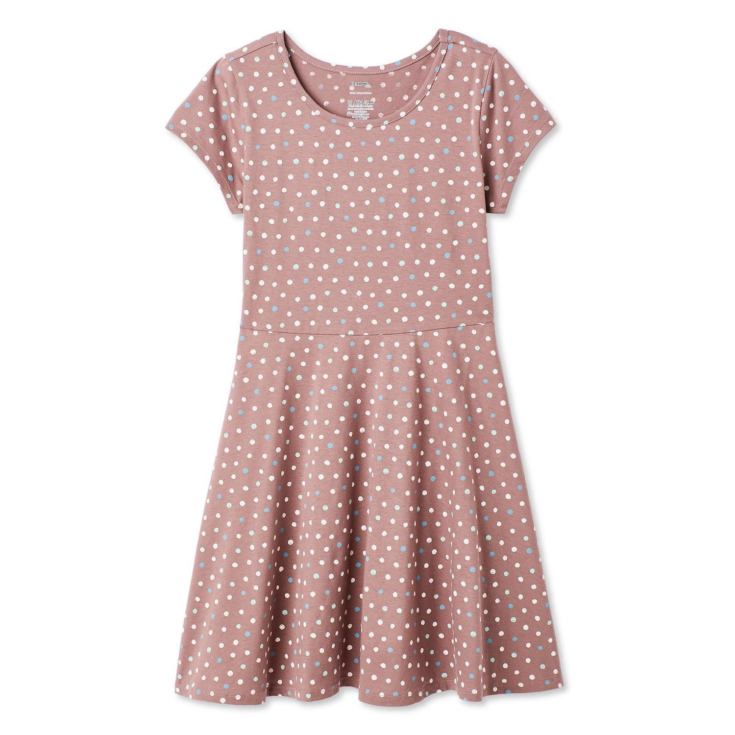 George Girls' Short-Sleeve Skater Dress