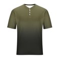 thumbnail image 4 of Plebaso Mens Fashion Tshirts Button Short Sleeve Pullover Shirts Summer Casual Basic Tees Tops for Men, 4 of 6