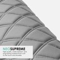 thumbnail image 3 of FH Group Neoprene Waterproof Custom Fit Car Seat Covers for 2017-2024 Tesla Model 3 Solid Gray Front Seats, 3 of 5