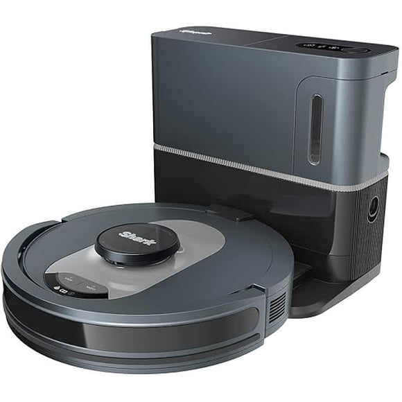 Shark AI Ultra Aspirateur Robot UR2500SR Base d'Auto-vidange Wi-Fi Alexa Poils d'Animaux Remis à Neuf Excellent