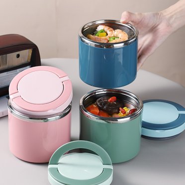 630/1000ML Stainless Steel Food Thermal Jar Insulated Soup Cup Vacuum Bottle Containers Leak-proof Lunch Box for School Travel Picnic