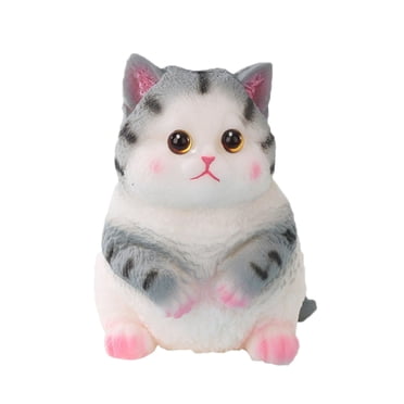 Leutsin Jouets Squishy pour Enfants, Jouets Squishy Petits, Mini Jouets Squishy Kawaii Cadeaux de Fête pour Enfants, Jouets Anti-Stress Squishy, Jouets Anti-Stress à Pincer pour Animaux de Compagnie Peints à la Main de Simulation Jouets Anti-Stress Mignons
