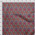 thumbnail image 4 of oneOone Georgette Viscose Light Red Fabric Abstracts Fabric For Sewing Printed Craft Fabric By The Yard 42 Inch Wide, 4 of 5