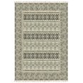 thumbnail image 1 of Casavani Handblock Printed Cotton Area Rug Living, Dining, Bedroom Area Carpets, Gray 2x3 feet, 1 of 5