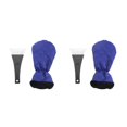 thumbnail image 4 of relayinert 2pcs Ganté Racleur de Glace Sûr sur les Pare-Brise ABS Durable Assure la Longévité Bleu 2Set, 4 of 6