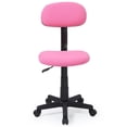 thumbnail image 3 of Nouvelle Chaise de Bureau d'Ordinateur en Tissu Rose, 3 of 5