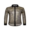 thumbnail image 3 of Men Sequins Shirt Long Sleeve Turn Down Collar Button Dot Shirts, 3 of 6