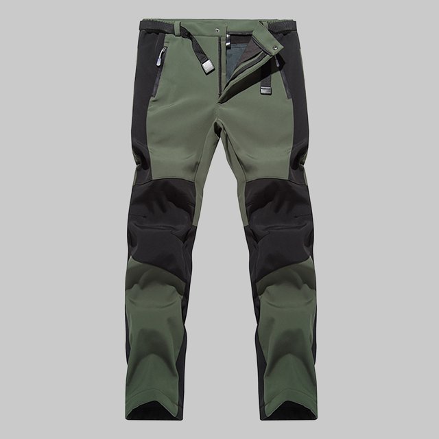 RKSTN Pants for Men Fall Velvet Thickened Sports Soft Color Matching Ski Pants Loose Trousers Straight Leg Pants